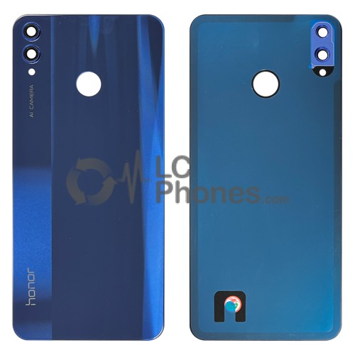 Huawei Honor 8X / Honor View 10 Lite - Battery Cover with Adhesive & Camera Lens Blue