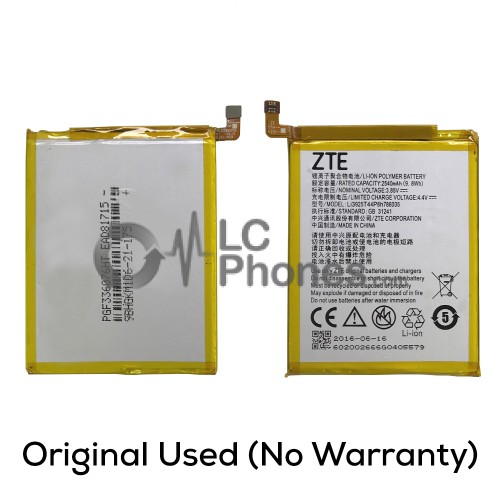 ZTE Blade A910 BA910 / A512 - (Original Used) Battery Li3925T44P8h786035 2540mAh 9.8Wh (No Warranty)