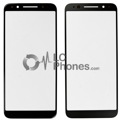 Alcatel 3 5052D - Front Glass Black