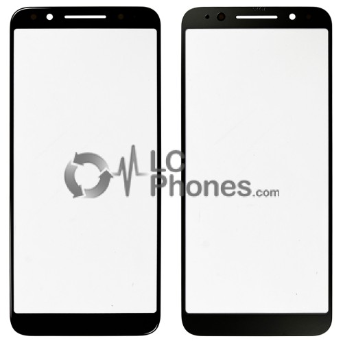 Alcatel 3L (2019) 5034D - Front Glass Black