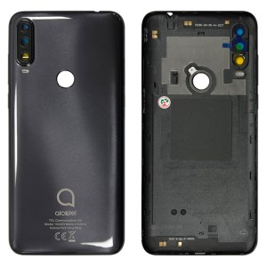 Alcatel 3L (2020) 5029D - Back Housing Cover Dark Chrome