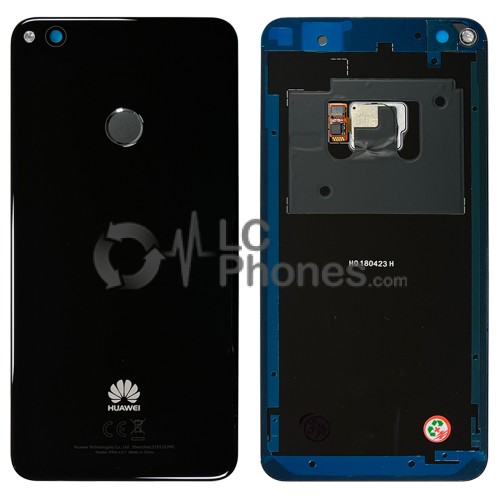 Huawei Ascend P8 Lite 2017 - Battery Cover with Camera Lens and Adhesive Black < Service Pack >