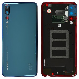 Huawei P20 Pro - Battery Cover Original with Camera Lens and Adhesive Blue 