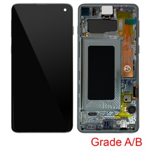 Samsung Galaxy S10 G973 - Full Front LCD Digitizer With Frame Prism Green  Grade A/B