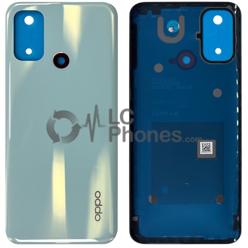 OPPO A53 2020 CPH2127 - Battery Cover with Adhesive Fairy White