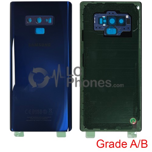 Samsung Galaxy Note 9 N960 - Original Battery Cover Blue with Camera Lens (Original Used) Grade A/B