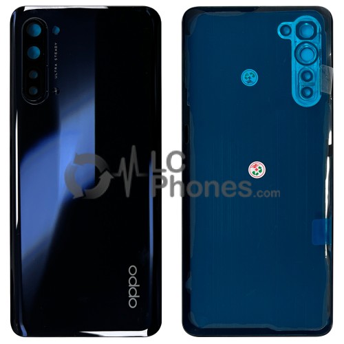 OPPO Find X2 Lite CPH2005 - Battery Cover with Adhesive & Camera Lens Moonlight Black