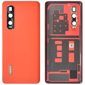 OPPO Find X2 Pro CPH2025 - OEM Battery Cover with Adhesive & Camera Lens Orange