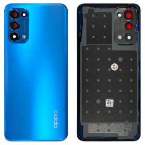 OPPO Find X3 Lite CPH2145 - Battery Cover with Adhesive & Camera Lens Azure Blue