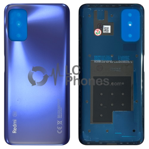 Xiaomi Redmi Note 10 5G - Battery Cover with Adhesive Nighttime Blue