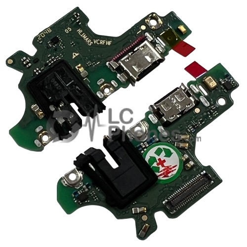 Huawei P30 Lite / P30 Lite New Edition - Dock Charging Connector Board + Jack Connector < Service Pack >