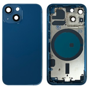 iPhone 13 Mini - Back Housing Cover with Buttons Blue