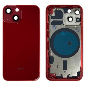 iPhone 13 Mini - Back Housing Cover with Buttons Red