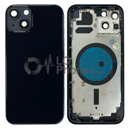 iPhone 13 - Back Housing Cover with Buttons Midnight