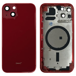 iPhone 13 - Back Housing Cover with Buttons Red