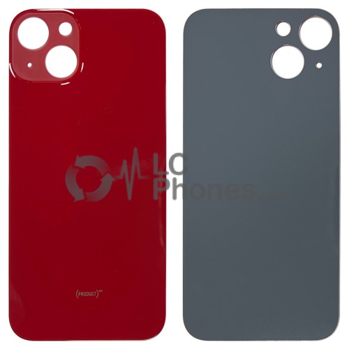 iPhone 13 - Battery Cover with Big Camera Hole Red
