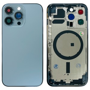 iPhone 13 Pro - Back Housing Cover with Buttons Sierra Blue