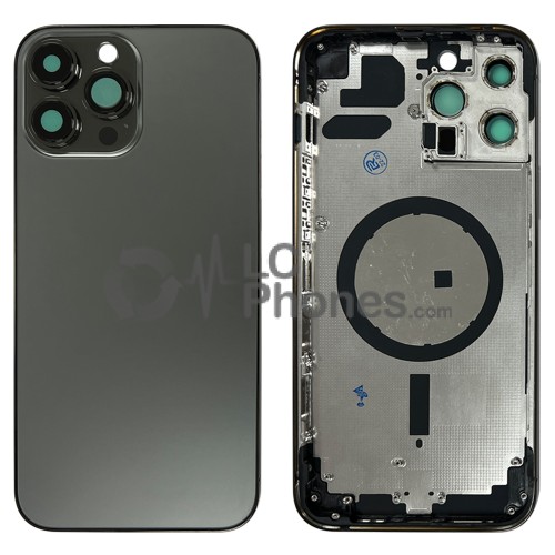 iPhone 13 Pro Max - Back Housing Cover with Buttons Graphite