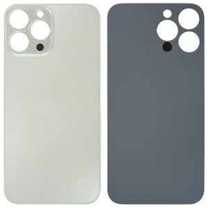 iPhone 13 Pro Max - Battery Cover with Big Camera Hole Silver