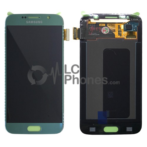 Samsung Galaxy S6 G920F - Full Front LCD Digitizer Blue < Service Pack >