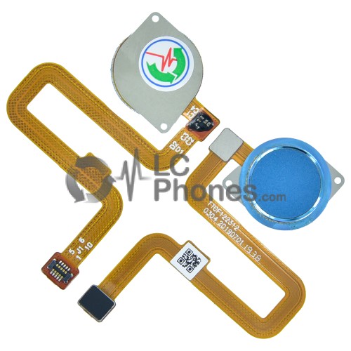 LG K50S LM-X540 - Fingerprint Sensor Button Flex Cable New Moroccan Blue