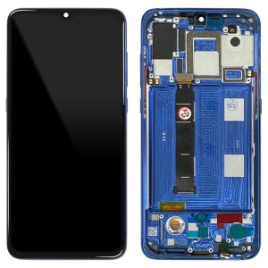 Xiaomi Mi 9 - Full Front LCD Digitizer with Frame Ocean Blue