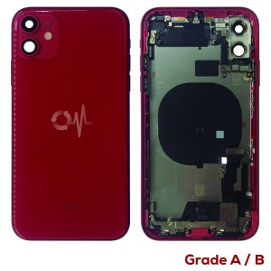 iPhone 11 - Back Housing Cover Full Assembly Grade A/B Red 
