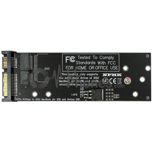 Macbook Pro Retina 15 inch A1398 (2012) / Pro Retina 13 inch A1425 (2012)  - NVMe PCIe M2 SSD Expansion Adapter Card