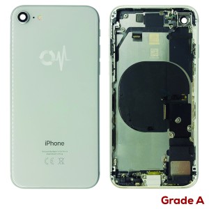 iPhone 8 - Back Housing Cover Full Assembly Grade A Silver 