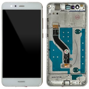 Huawei Ascend P10 Lite WAS-LX1A - Full Front LCD Digitizer White With Frame (FHD-W-U)