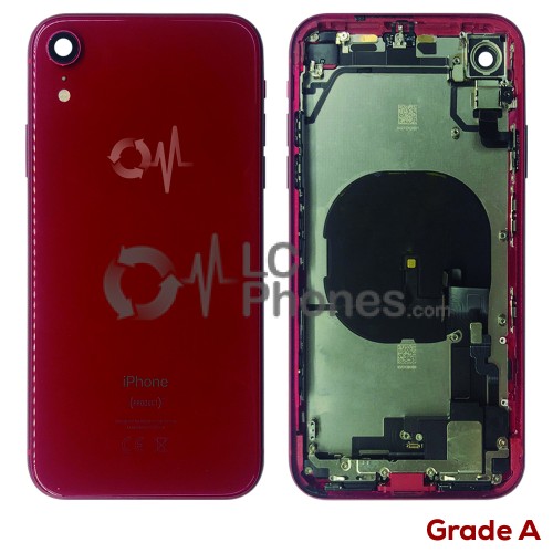 iPhone XR - Back Housing Cover Full Assembly Grade A Red (Original Used)