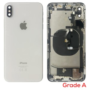 iPhone XS Max - Back Housing Cover Full Assembly Grade A Silver 