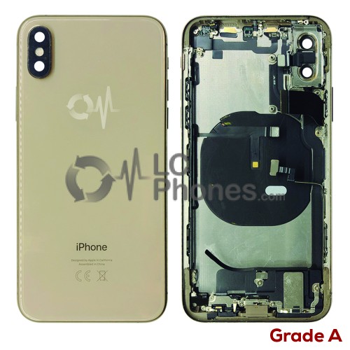 iPhone XS - Back Housing Cover Full Assembly Grade A Gold (Original Used)