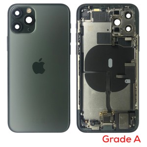 iPhone 11 Pro - Back Housing Cover Full Assembly Grade A Matte Midnight Green 