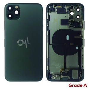 iPhone 11 Pro Max - Back Housing Cover Full Assembly Grade A Matte Midnight Green 