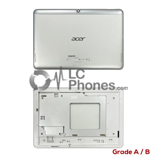 Acer Iconia Tab A3-A20 - Back Housing Cover with Middle Frame Silver (Original Used) Grade A/B