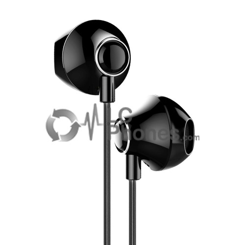 Baseus - Encok H06 Lateral Earphones Earbuds Headphones with Remote Control Black (NGH06-01)