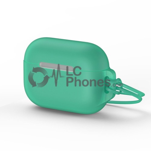 Baseus - Let''s go AirPods Pro Case Silica Gel Protector for Airpods Pro with Mini Lanyard Green (WIAPPOD-D06)