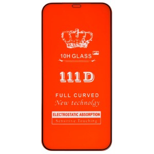 iPhone 12 Pro Max - Full Arc Tempered Glass Black