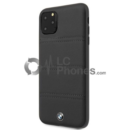 iPhone 11 Pro Max - BMW Etui Hardcase Black Signature Horizontal Lines