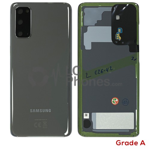 Samsung Galaxy S20 G980 - Battery Cover Original Cosmic Grey with Camera Lens (Original Used) Grade A