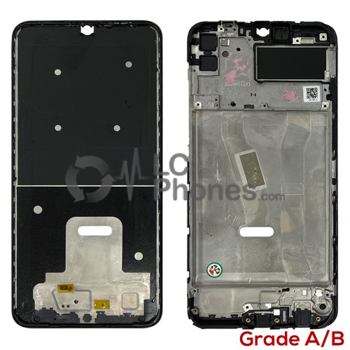 Huawei Y6p MED-LX9, MED-LX9N - LCD Frame Black (Original Used) Grade A/B