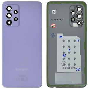 Samsung Galaxy A52s A528 - Battery Cover Original with Camera Lens and Adhesive Awesome Purple 