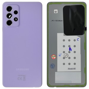 Samsung Galaxy A52 A525 / A52 5G A526 - Battery Cover with Camera Lens and Adhesive Awesome Violet 