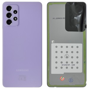 Samsung Galaxy A72 A725 / A72 5G A726 - Battery Cover with Camera Lens and Adhesive Awesome Violet 
