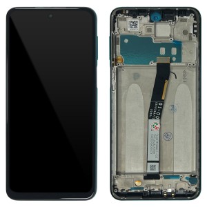 Xiaomi Redmi Note 9 Pro - Full Front LCD Digitizer with Frame Tropical Green