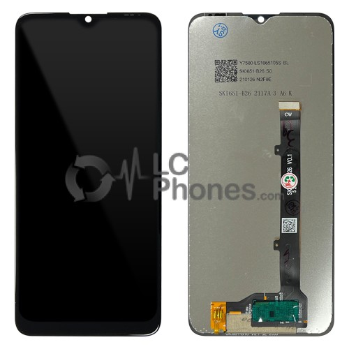 ZTE Blade A51 - Full Front LCD Digitizer Black