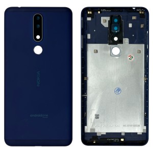 Nokia 3.1 Plus - Back Housing Cover with Camera Lens Blue