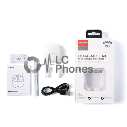 Joyroom - JR-TL11 Dual-Mic Enc True Wireless Earphones White