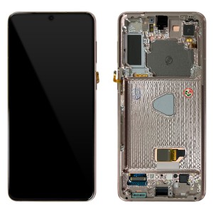 Samsung Galaxy S21+ 5G G996 - Full Front LCD Digitizer With Frame Phantom Violet  Without Camera